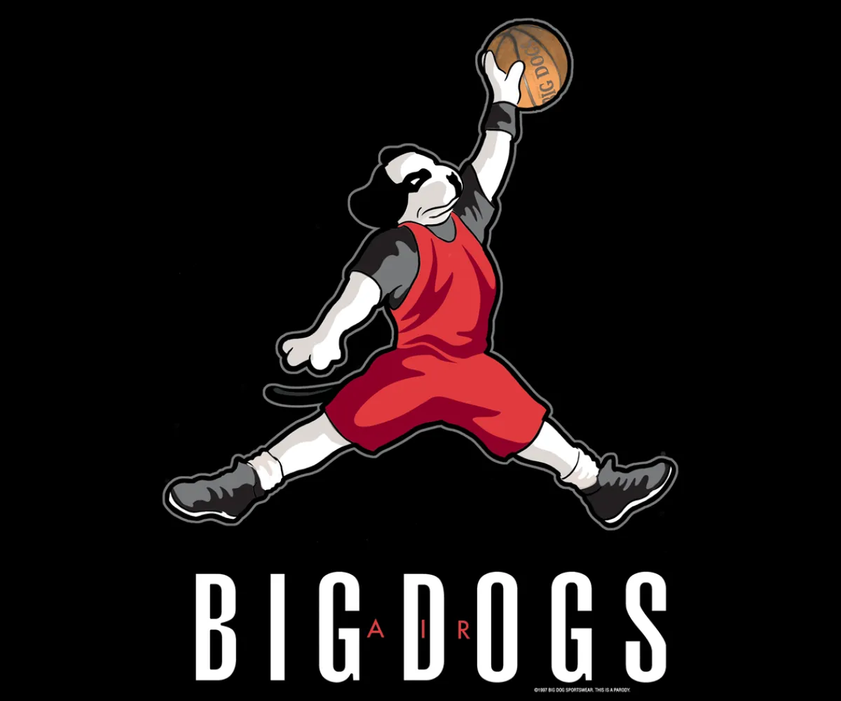 Big Dogs Parody|Air Big Dog T-Shirt