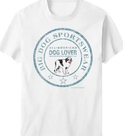 Women Big Dogs Women's Tees|All American Dog Lover T-Shirt