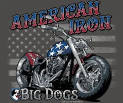 Big Dogs Hobby|American Iron T-Shirt