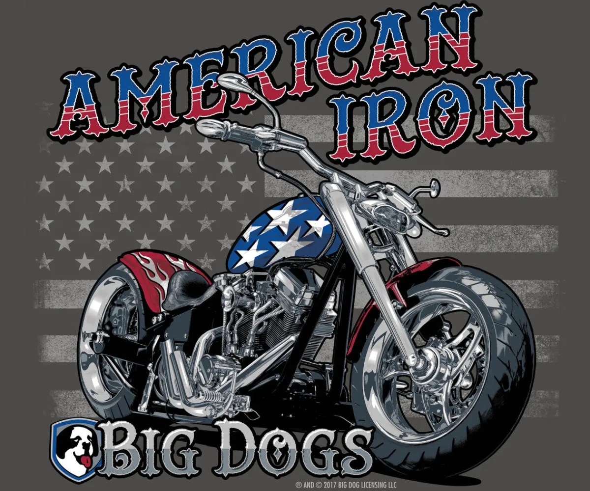 Big Dogs Hobby|American Iron T-Shirt