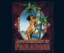 Big Dogs Food & Drink|Another Day in Paradise T-Shirt