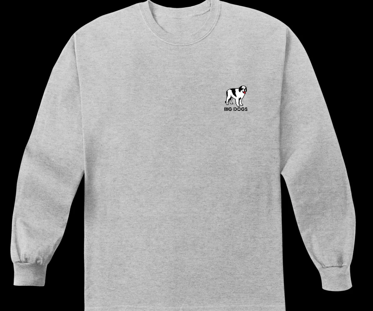 Big Dogs Long Sleeve Tees|Attitude Label Long Sleeve T-Shirt