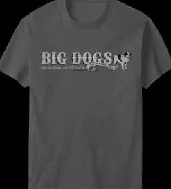 Big Dogs Big Attitude|Attitude Stripe T-Shirt