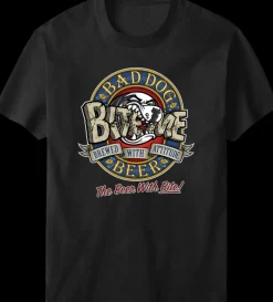 Big Dogs Food & Drink|Bad Dog Beer T-Shirt