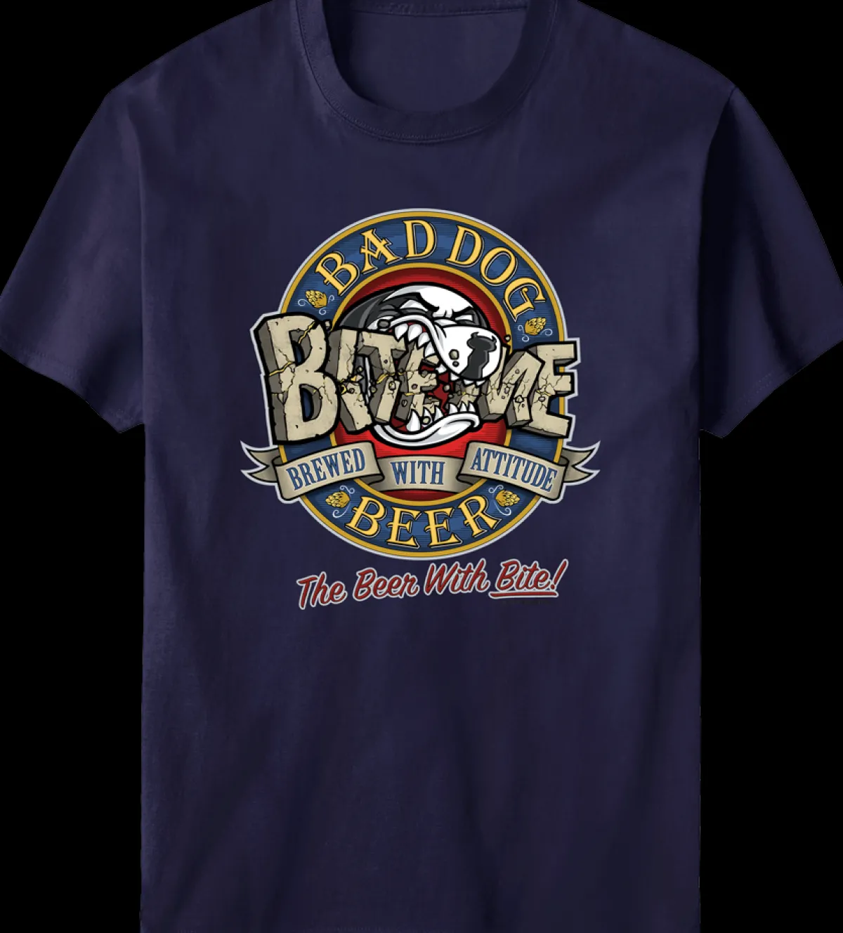 Big Dogs Food & Drink|Bad Dog Beer T-Shirt