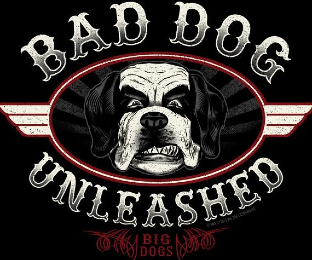 Big Dogs Big Attitude|Bad Dog Unleashed T-Shirt