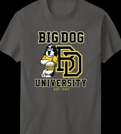 Big Dogs Sports|Bd University Black Gold T-shirt