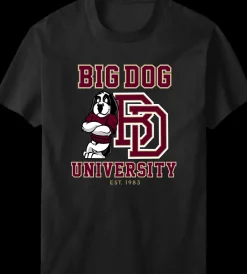 Big Dogs Sports|Bd University Burgundy Gold T-shirt
