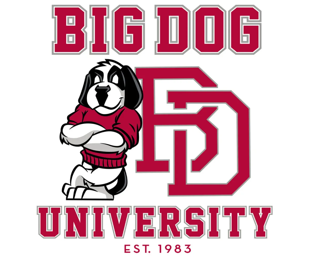 Big Dogs Sports|Bd University Red Gray T-shirt