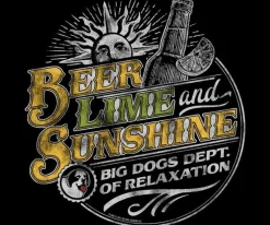 Big Dogs Dept Of Relaxation|Food & Drink|Beer Lime and Sunshine T-Shirt