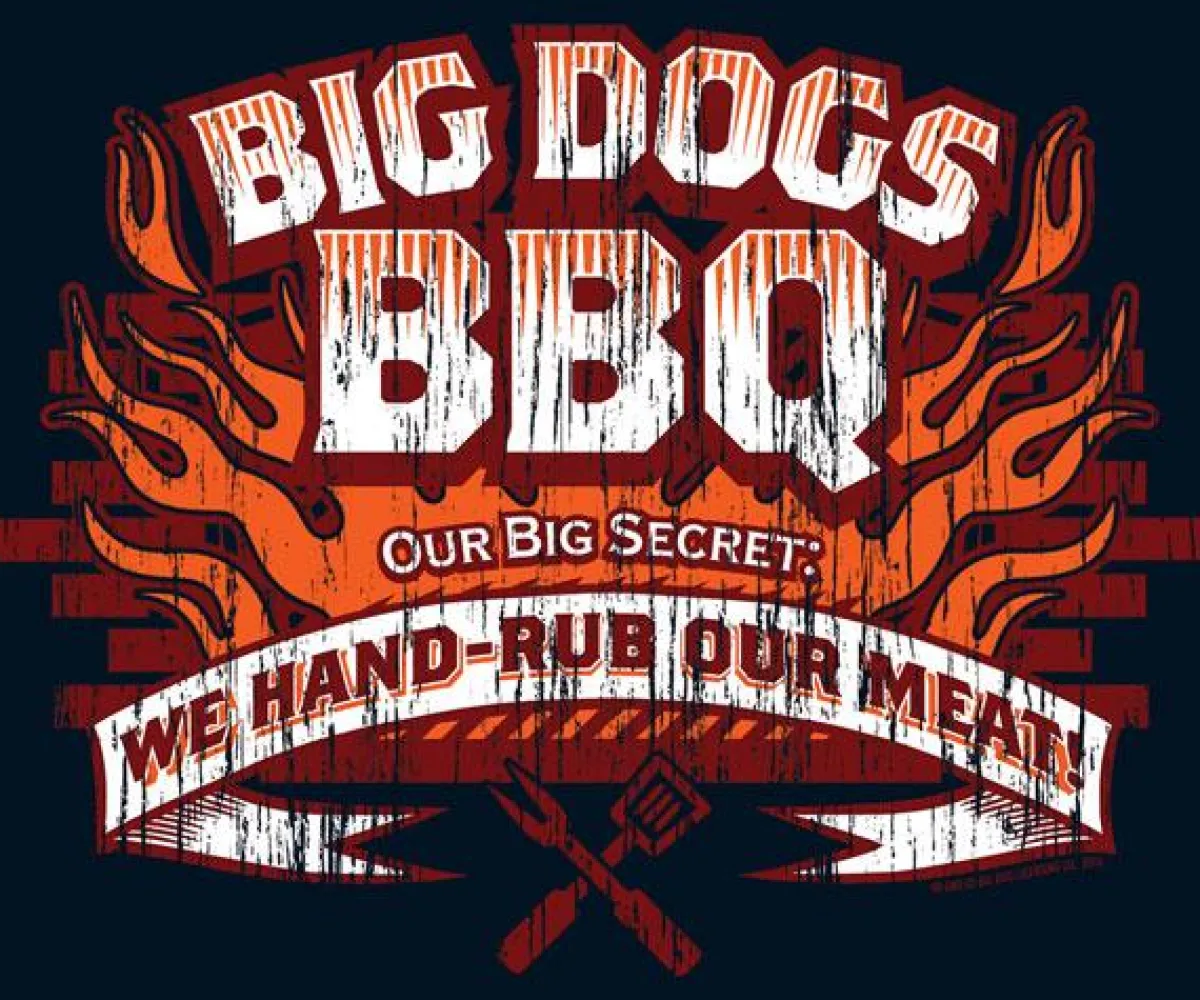 Big Dogs Food & Drink|Big Dog BBQ T-Shirt