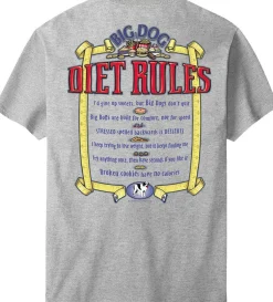 Big Dogs Humor|Big Dog Diet Rules T-Shirt