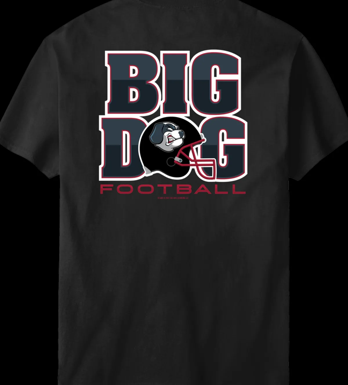Big Dogs Sports|Big Dog Football Helmet T-Shirt