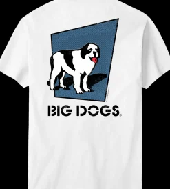 Big Dogs Logo Tees|Big Dog Logo Retro T-shirt