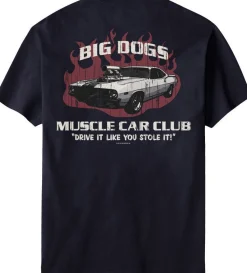 Big Dogs Hobby|Big Dog Muscle Car Club T-Shirt