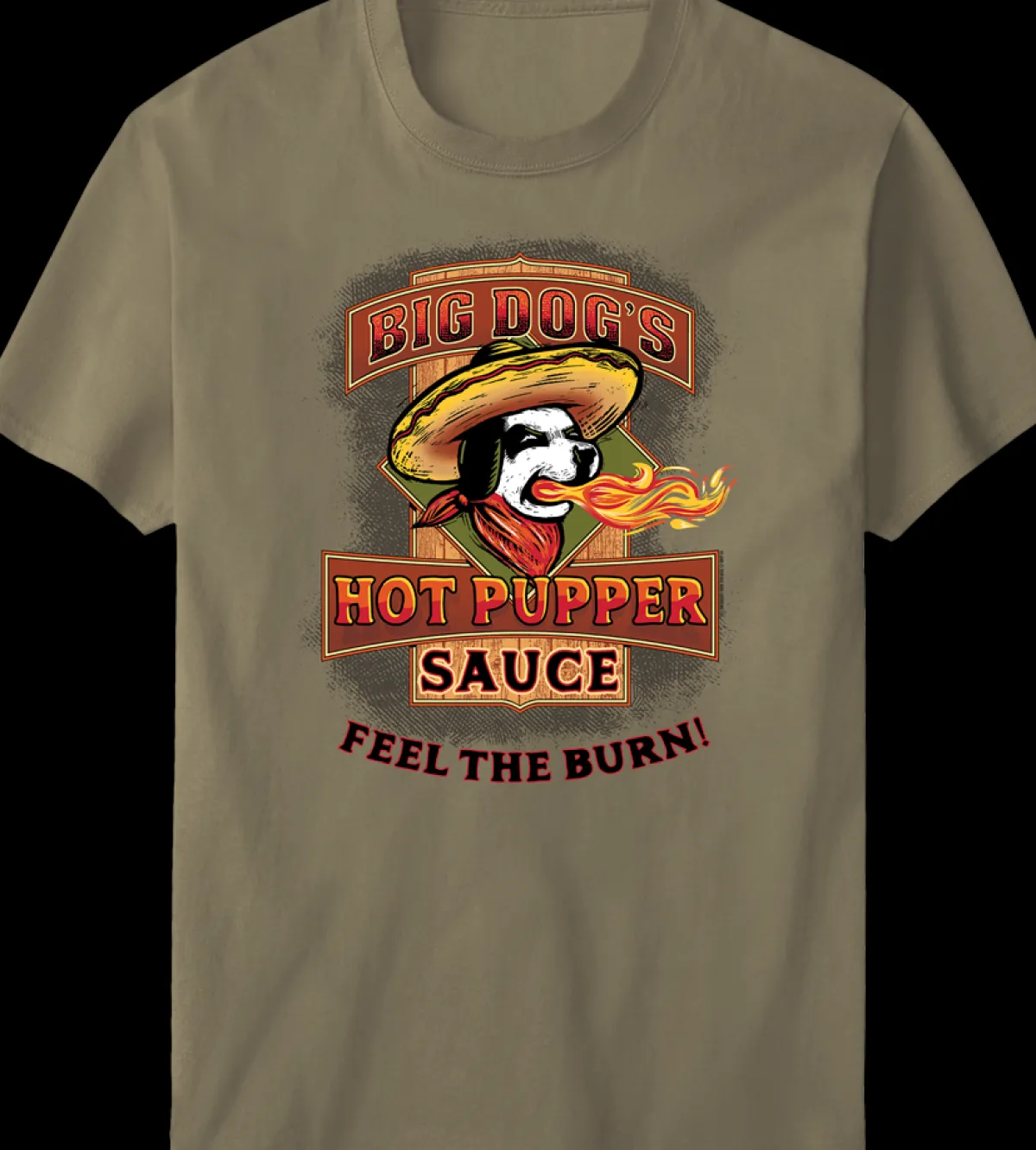 Big Dogs Food & Drink|Big Dog Pupper Sauce T-Shirt