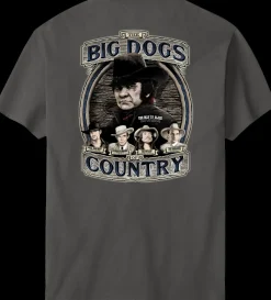 Big Dogs Parody|Of Country T-Shirt