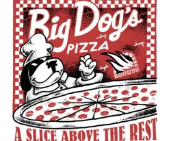 Big Dogs Food & Drink|Pizza T-Shirt