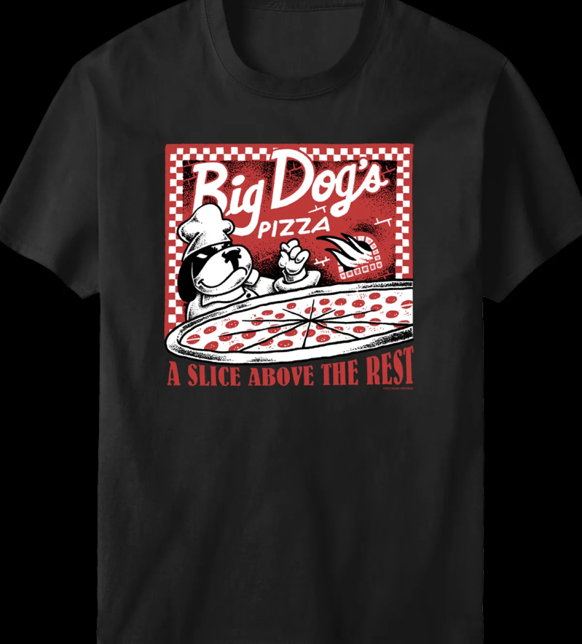 Big Dogs Food & Drink|Pizza T-Shirt