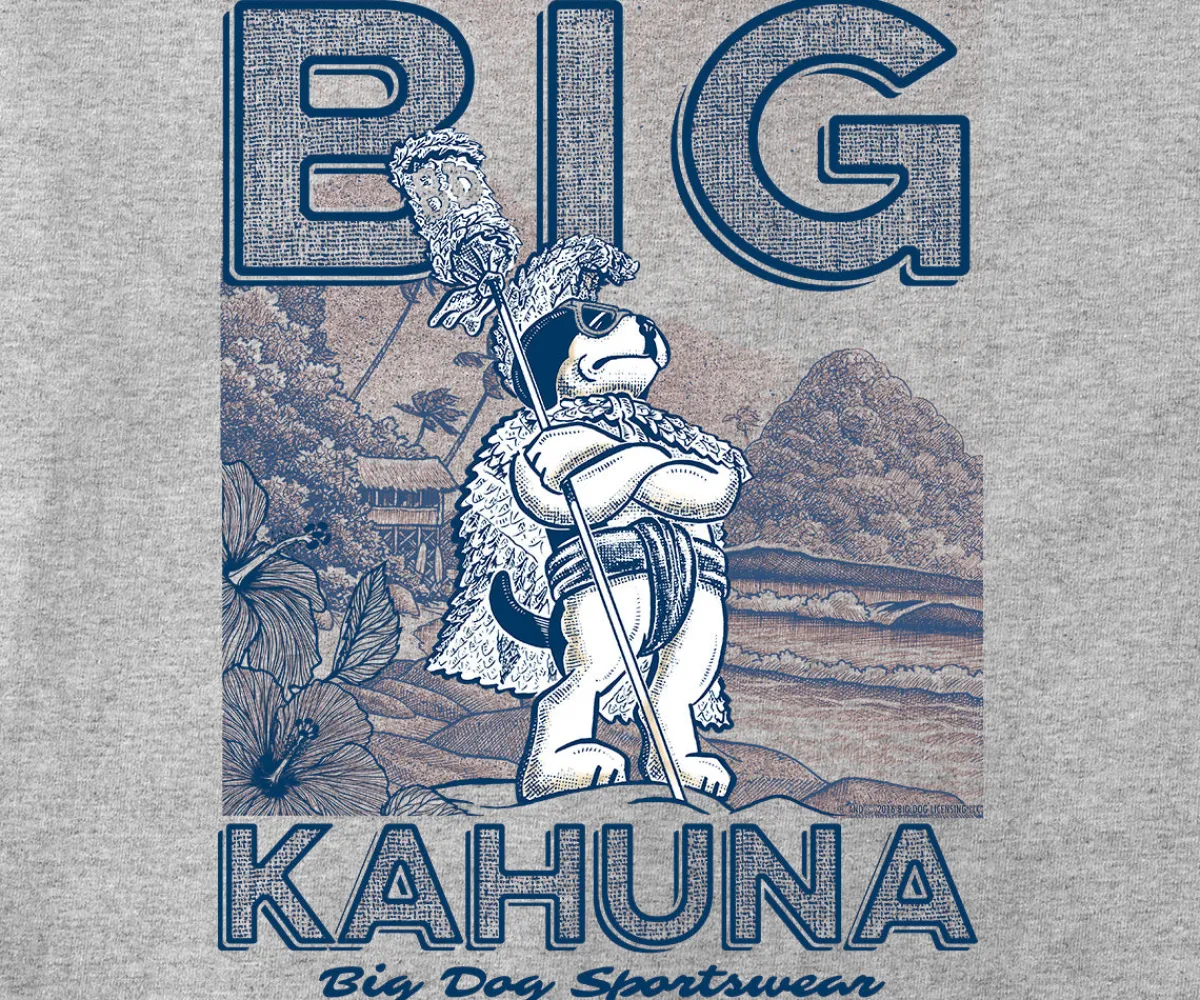 Big Dogs Humor|Logo Tees|Big Kahuna Sketch T-shirt