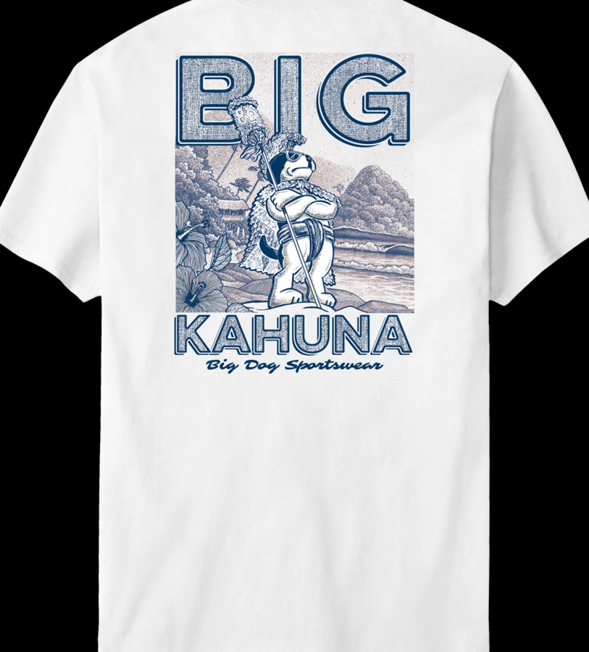 Big Dogs Humor|Big Kahuna Sketch T-shirt