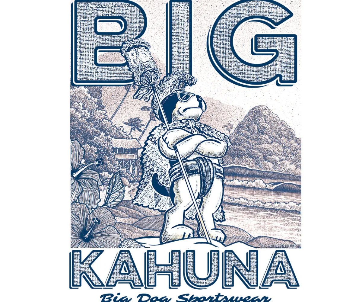 Big Dogs Humor|Big Kahuna Sketch T-shirt