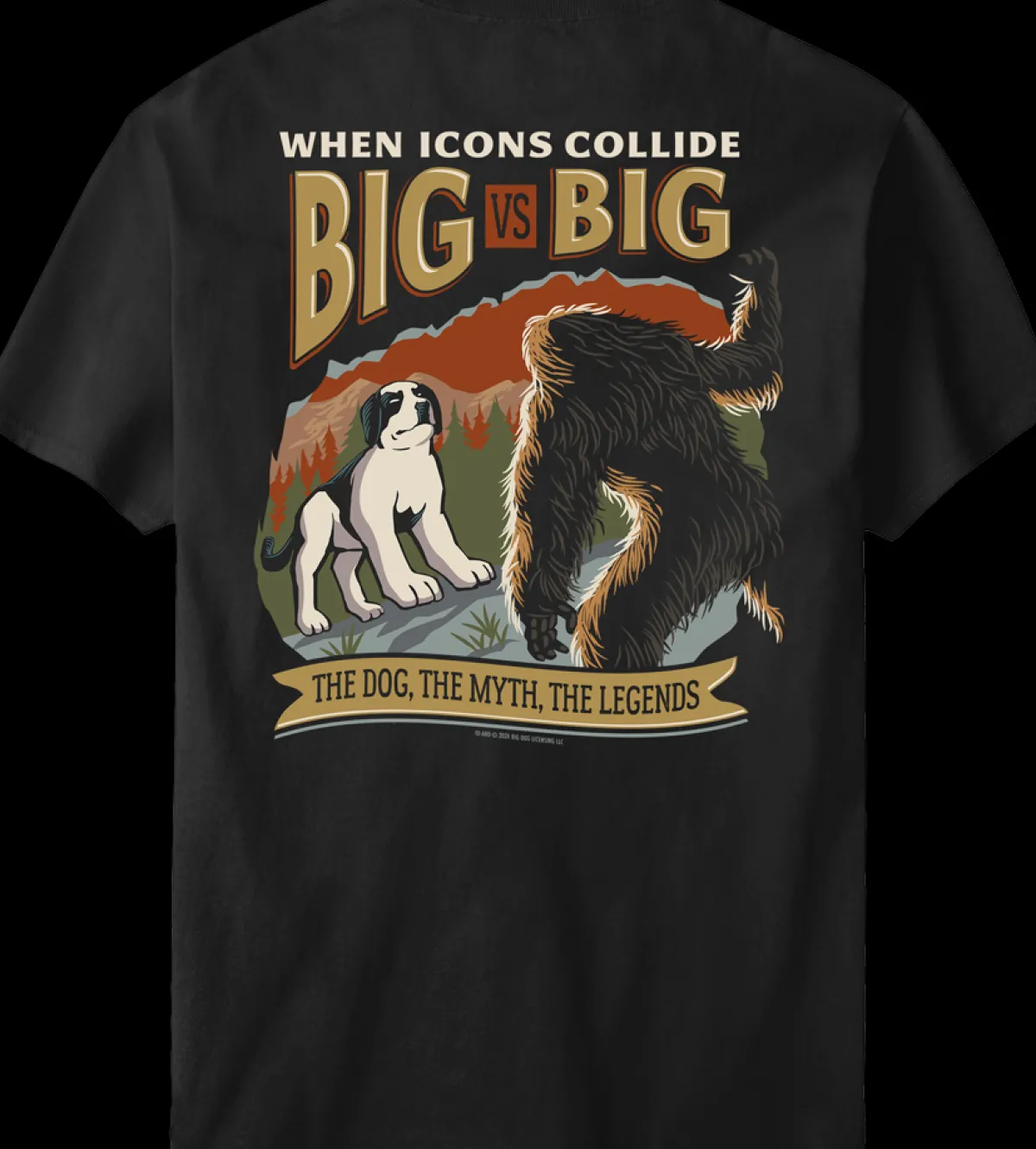 Big Dogs Humor|Big Attitude|Big vs Big T-shirt