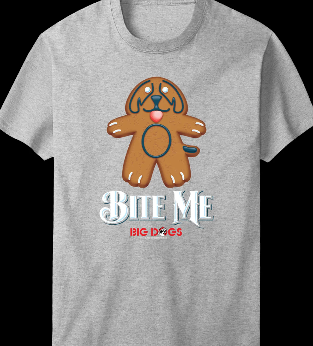 Big Dogs Food & Drink|Holiday|Bite Me Holiday T-shirt