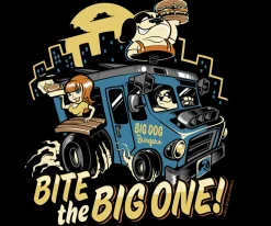 Big Dogs Food & Drink|Bite The Big One T-Shirt