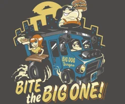 Big Dogs Food & Drink|Bite The Big One T-Shirt