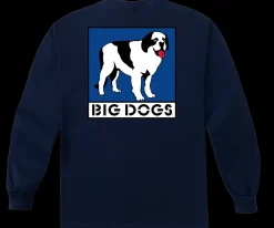 Big Dogs Long Sleeve Tees|Box Logo Long Sleeve T-shirt