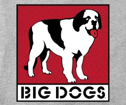 Big Dogs Logo Tees|Box Logo Red T-shirt