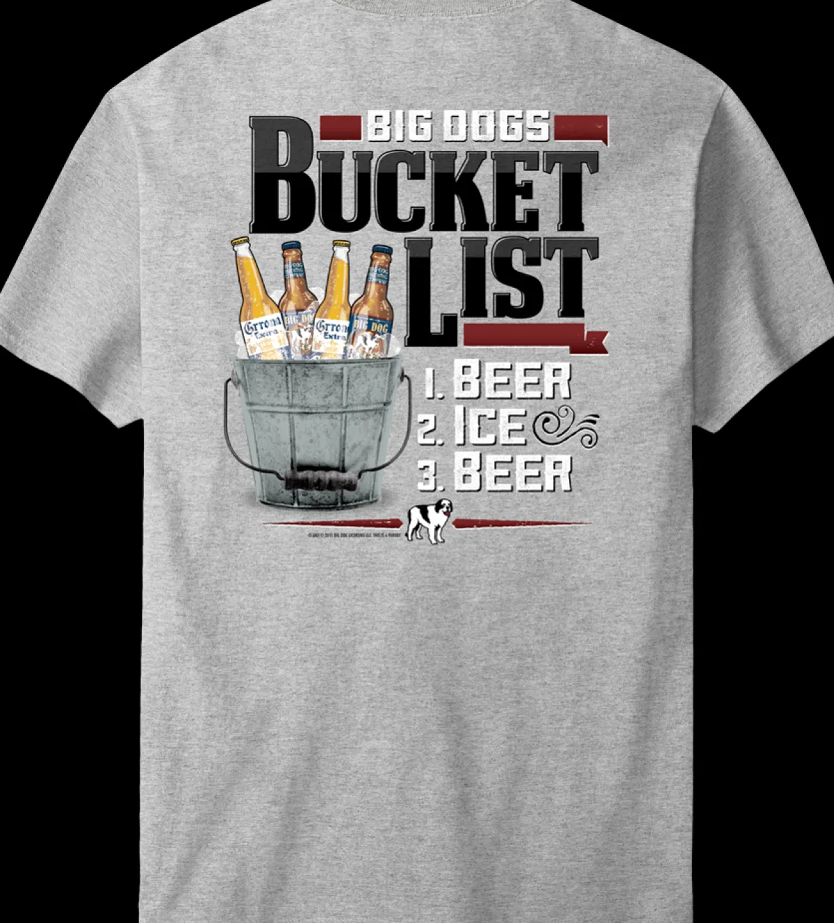 Big Dogs Food & Drink|Classic|Bucket List Beers T-Shirt