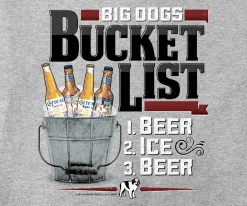 Big Dogs Food & Drink|Classic|Bucket List Beers T-Shirt
