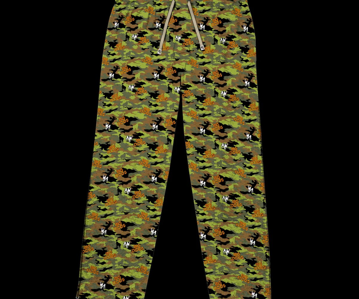 Big Dogs Big Dogs Lounge Pants|Camo Dog Knit Lounge Pants