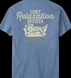 Big Dogs Dept Of Relaxation|Chief Relaxation Officer T-Shirt