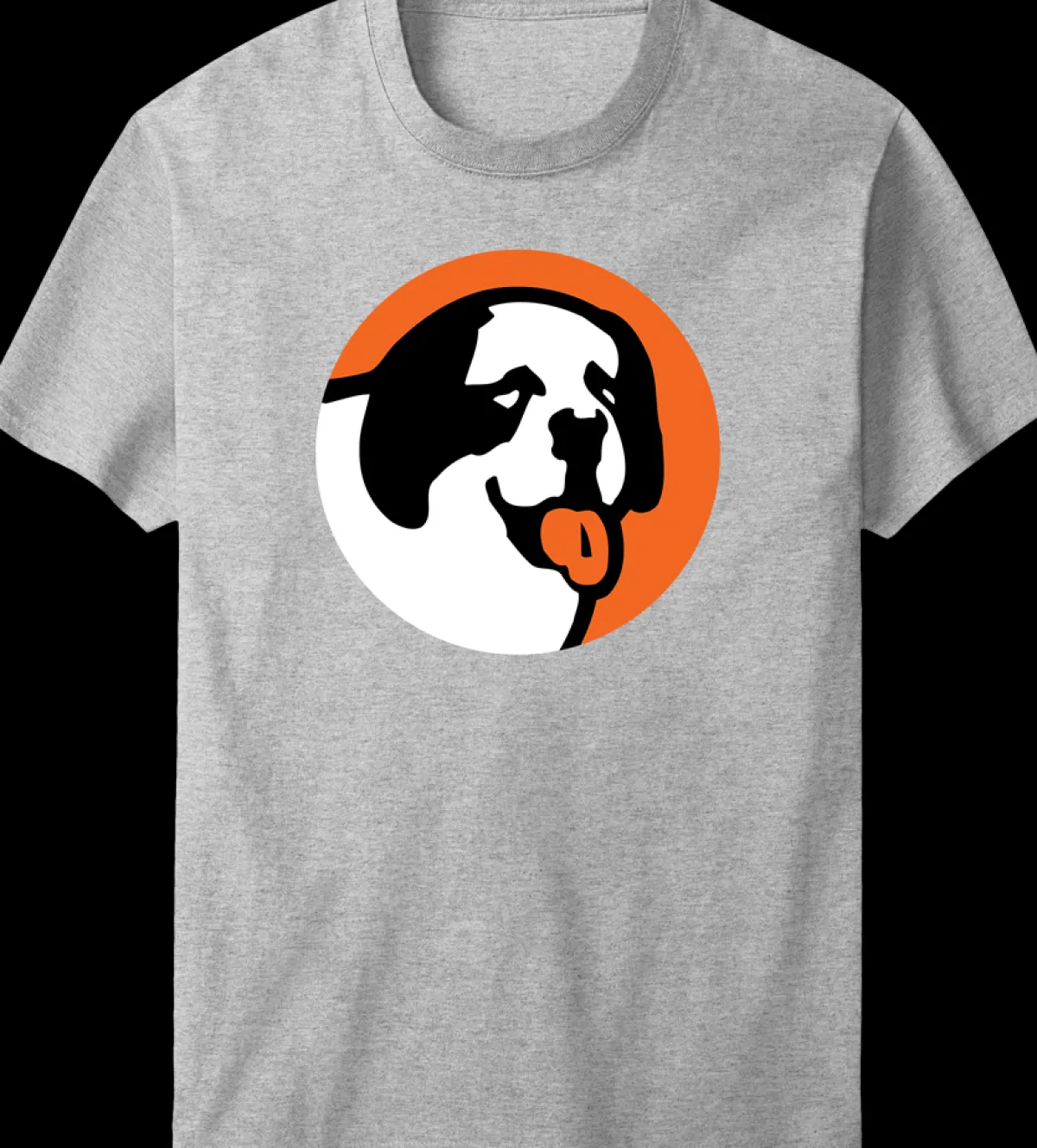 Big Dogs Logo Tees|Circle Logo Orange T-shirt