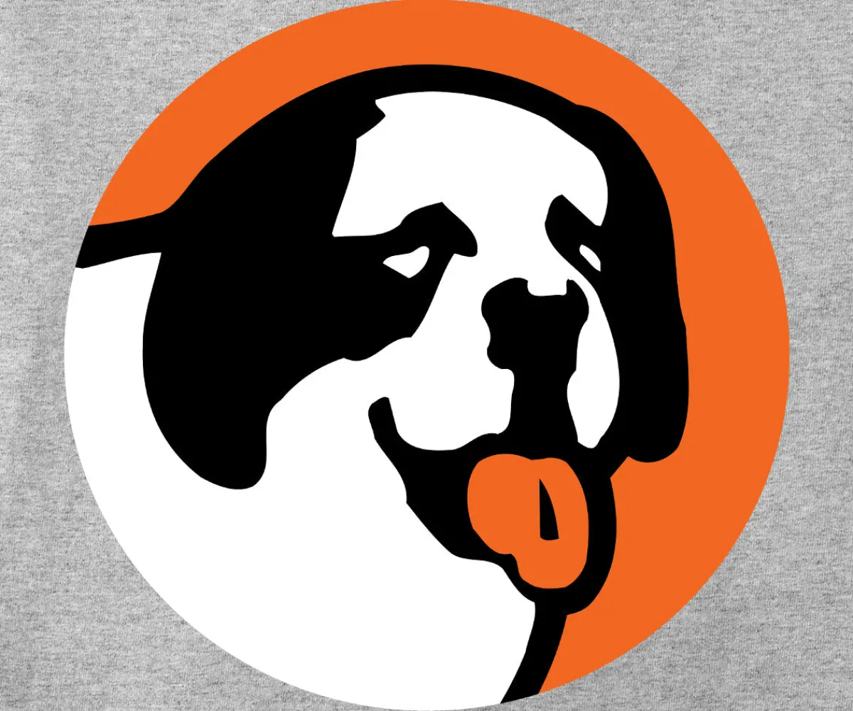 Big Dogs Logo Tees|Circle Logo Orange T-shirt