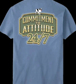 Big Dogs Logo Tees|Big Attitude|Commitment To Attitude T-Shirt