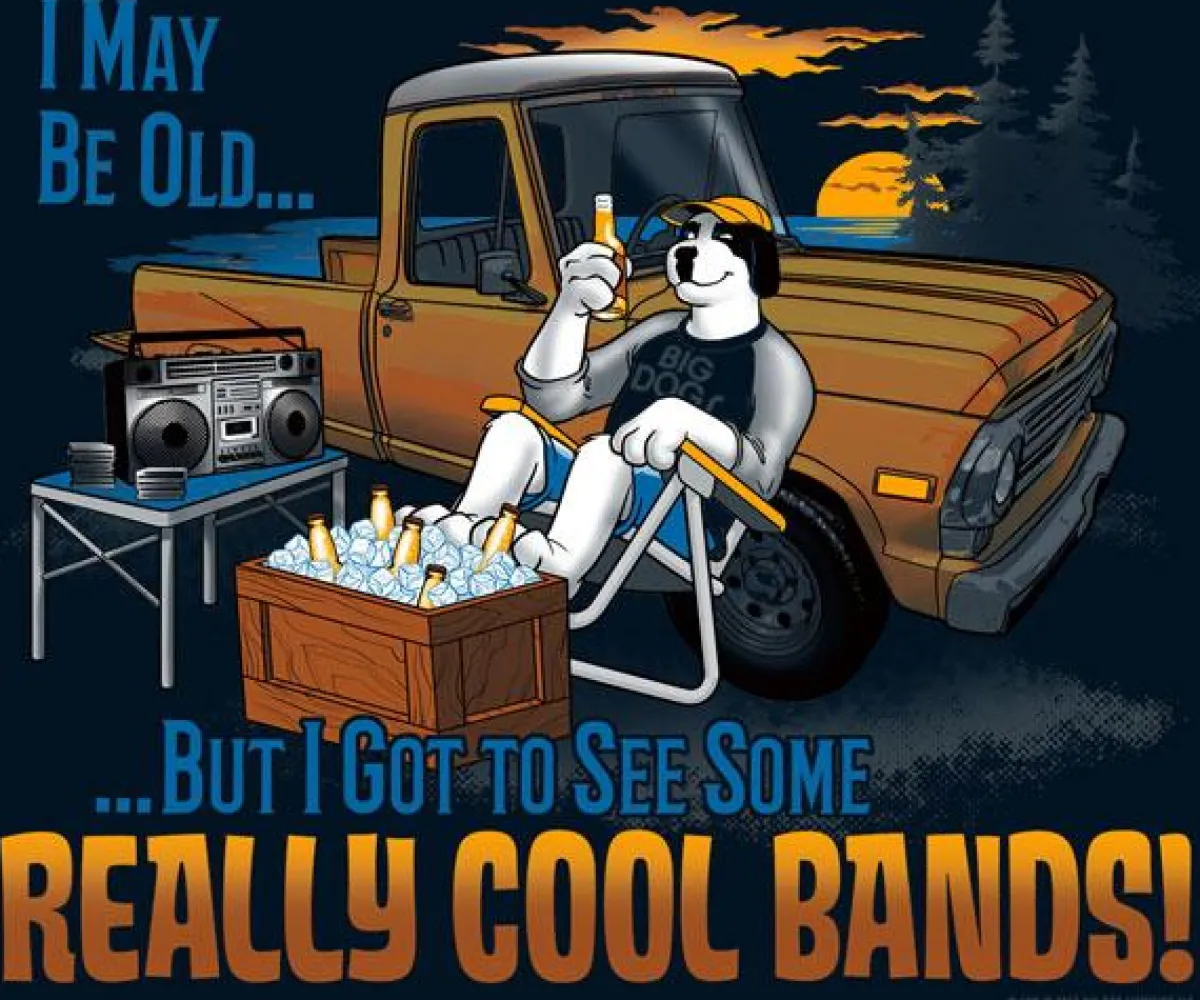 Big Dogs Food & Drink|Humor|Cool Band T-Shirt