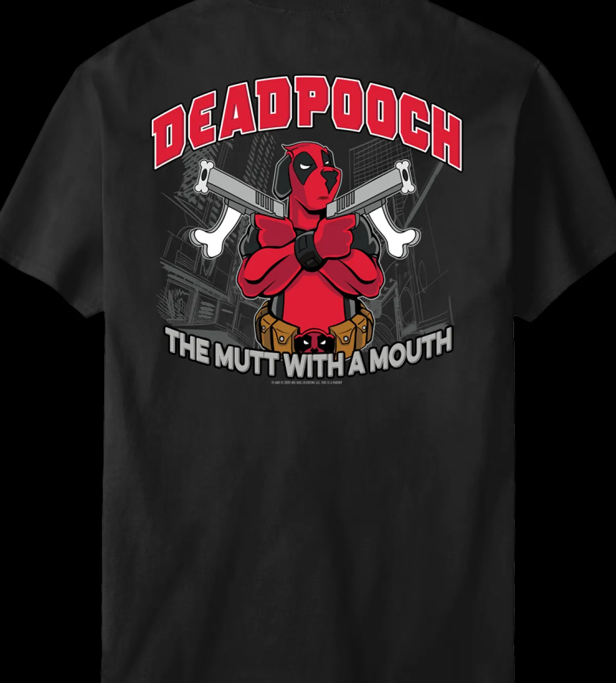 Big Dogs Humor|Parody|Deadpooch T-shirt