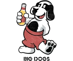 Big Dogs Food & Drink|Humor|Dog Character Pose T-Shirt