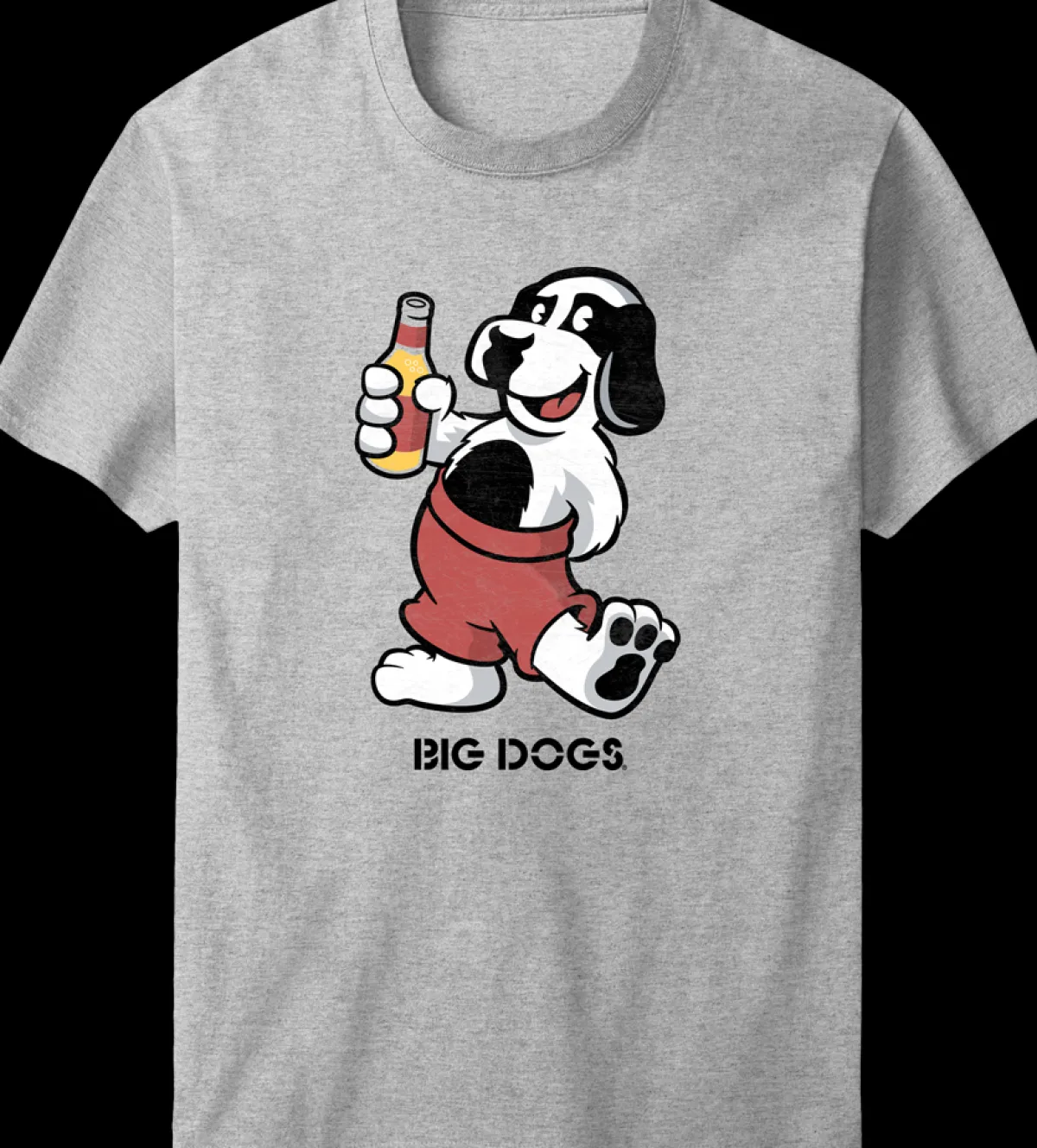 Big Dogs Food & Drink|Humor|Dog Character Pose T-Shirt