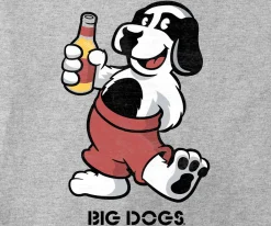 Big Dogs Food & Drink|Humor|Dog Character Pose T-Shirt