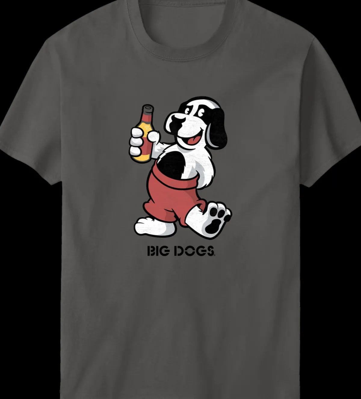 Big Dogs Food & Drink|Dog Character Pose T-Shirt