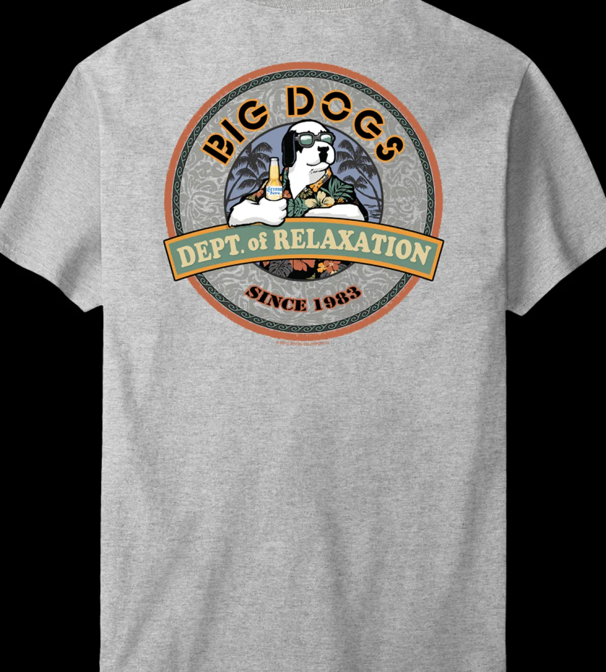 Big Dogs Dept Of Relaxation|Dor Chillin Badge T-shirt