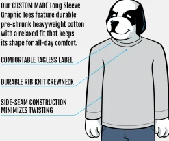 Big Dogs Long Sleeve Tees|Dor Scenic Sketch Long Sleeve T-shirt
