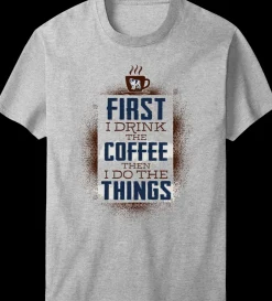 Big Dogs Food & Drink|Drink The Coffee T-Shirt
