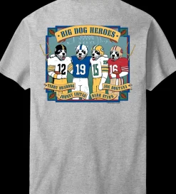 Big Dogs Sports|Parody|Football Heroes T-Shirt