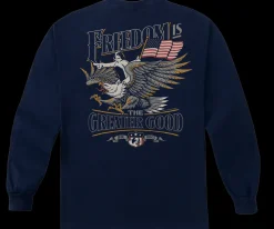 Big Dogs Long Sleeve Tees|Freedom Greater Good Long Sleeve T-shirt